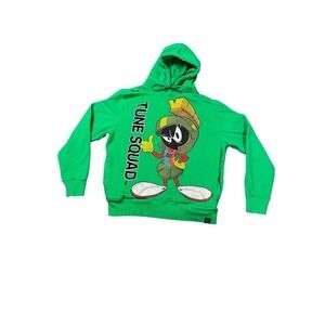 De Kryptic Space Jame Tune Squad Hoodie Sweatshirt‎ Size XL with Bling